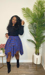 “Prayed up” Plaid Skirt