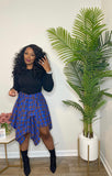 “Prayed up” Plaid Skirt